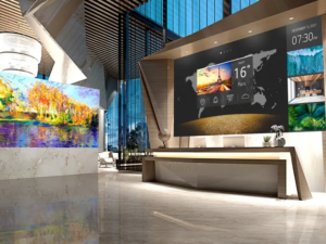 start building your own new construction or renovation solution for hotels with LG digital signage
